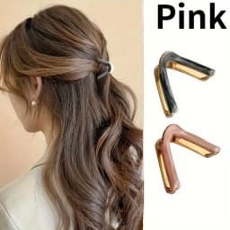 1pc Vintage Triangle Hair Clip,Elegant Small Hair Accessory for Women, Perfect for Valentine's Day, Alloy Hair Clip. Hair Clip