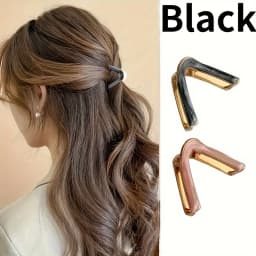 1pc Vintage Triangle Hair Clip,Elegant Small Hair Accessory for Women, Perfect for Valentine's Day, Alloy Hair Clip. Hair Clip