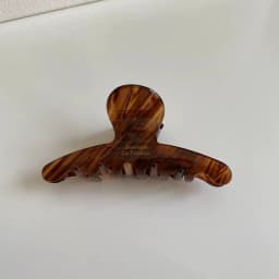 Vintage Hair Claw Clips for Women Girls Elegant High Grade Acetate Tea Color Fashion Jewelry Hair Accessories
