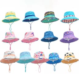 Adjustable Kids Fishing Cap Summer Sun Protection Hat Unisex Outdoor Breathable Mesh Various Colors for Children