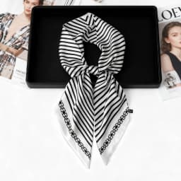 Luxury Long Neckerchief Skinny Hair Bands Women Silk Scarfs Fashion Headbands Bag Scarves Print Hairband Neck Scarf For Ladies