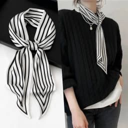 Luxury Long Neckerchief Skinny Hair Bands Women Silk Scarfs Fashion Headbands Bag Scarves Print Hairband Neck Scarf For Ladies