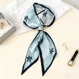 Luxury Long Neckerchief Skinny Hair Bands Women Silk Scarfs Fashion Headbands Bag Scarves Print Hairband Neck Scarf For Ladies