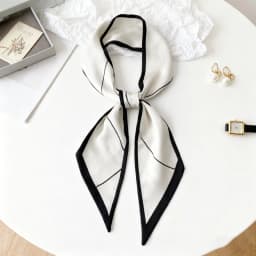 Luxury Long Neckerchief Skinny Hair Bands Women Silk Scarfs Fashion Headbands Bag Scarves Print Hairband Neck Scarf For Ladies