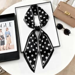 Luxury Long Neckerchief Skinny Hair Bands Women Silk Scarfs Fashion Headbands Bag Scarves Print Hairband Neck Scarf For Ladies