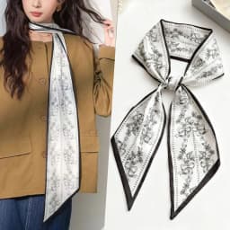 Luxury Long Neckerchief Skinny Hair Bands Women Silk Scarfs Fashion Headbands Bag Scarves Print Hairband Neck Scarf For Ladies