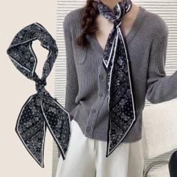 Luxury Long Neckerchief Skinny Hair Bands Women Silk Scarfs Fashion Headbands Bag Scarves Print Hairband Neck Scarf For Ladies