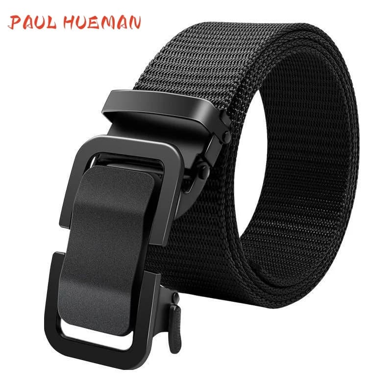 PAUL HUEMAN Automatic Buckle Belt, Tactical Belt For Men And Women