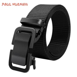 PAUL HUEMAN Automatic Buckle Belt, Tactical Belt For Men And Women