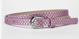 Fashion Sequin-Embellished Fine-Pin Buckle PU Belt: Women's High-End, Trendy Denim Over-the-Knee Belt Clothing Accessory
