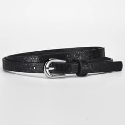 Fashion Sequin-Embellished Fine-Pin Buckle PU Belt: Women's High-End, Trendy Denim Over-the-Knee Belt Clothing Accessory