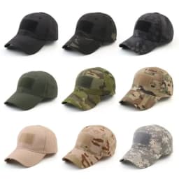 Camouflage Baseball Cap Outdoor Sports Hiking Fishing Hunting Tactical Caps Sunscreen Casual Adjustable Sun Hats For Men Women