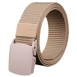 Unisex Nylon Tactical Waist Belt Adjustable Buckle Outdoor Travel Waistband 120cm For Men Female Jeans Pants Daily Accessory