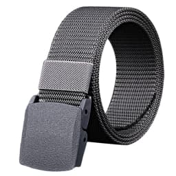Unisex Nylon Tactical Waist Belt Adjustable Buckle Outdoor Travel Waistband 120cm For Men Female Jeans Pants Daily Accessory