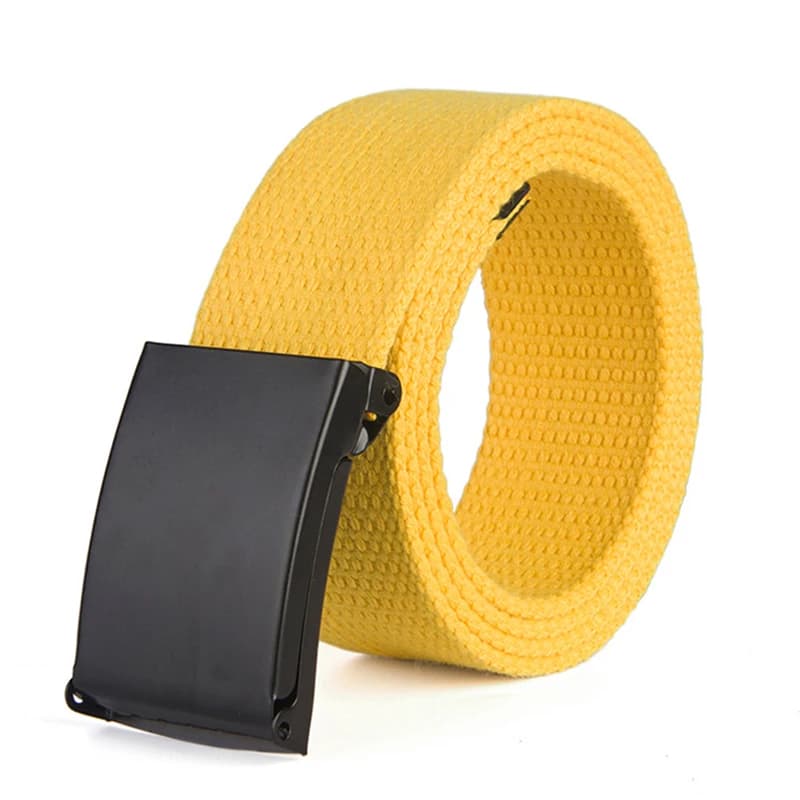 Unisex Nylon Tactical Waist Belt Adjustable Buckle Outdoor Travel Waistband 120cm For Men Female Jeans Pants Daily Accessory