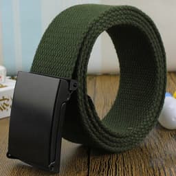 Unisex Nylon Tactical Waist Belt Adjustable Buckle Outdoor Travel Waistband 120cm For Men Female Jeans Pants Daily Accessory