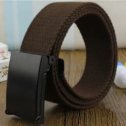 Unisex Nylon Tactical Waist Belt Adjustable Buckle Outdoor Travel Waistband 120cm For Men Female Jeans Pants Daily Accessory