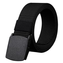 Unisex Nylon Tactical Waist Belt Adjustable Buckle Outdoor Travel Waistband 120cm For Men Female Jeans Pants Daily Accessory
