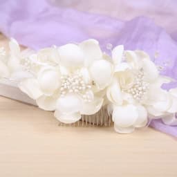 Bridal Hair Comb with Rhinestones and Pearls Elegant Wedding Updo Bridal Headdress Hair Styling Accessory