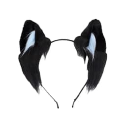 Cute Plush Cat Ear Headband - 1pc Christmas Holiday Dress Up Animal Ear Hoop for Kids Hair Accessories