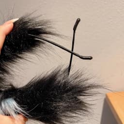 Cute Plush Cat Ear Headband - 1pc Christmas Holiday Dress Up Animal Ear Hoop for Kids Hair Accessories