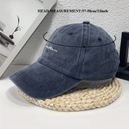 1pc Faith Printed Retro Street Style Distressed Men Women Baseball Cap for Women,summer Casual Outdoor Ideal Match Flat Caps