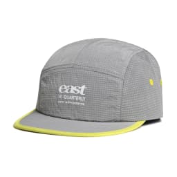 Classic contrast-color small-check pattern quick-drying flat-brimmed hat for outdoor activities short-brimmed baseball cap
