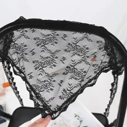 Lace Triangular Headscarf for Women Simple Rose Hair Accessory French Retro Countryside Style Headband Hair Accessories