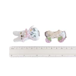 5pcs/set Coquette Princess Fabric Bow Flower Cherry Rabbit Hair Clips Set No Slip No Hurt Barrettes for Baby Girls Toddler Kids