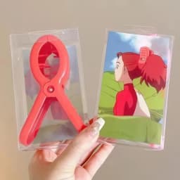 Cosplay Shark Hair Clip Adult Kid Red Ponytail Hairpin Fashion Korean Hair Claw Headwear Accessories Gift Colorful Cute Arrietty