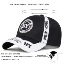 Unisex Letter Embroidery Baseball Caps Spring and Autumn Outdoor Adjustable Casual Hats Sunscreen Hat