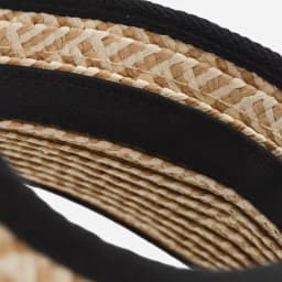 Spring Summer Visors Straw Hat for Women Foldable Wide Large Brim Beach UV-Resistant Hats