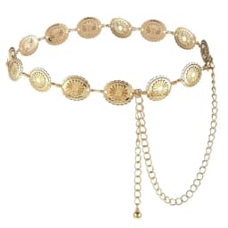 Fashion Gold Silver Waist Chain Metal Belt Adjustable Length Chain Belt Belly Chain