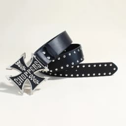 Unisex Luxury Desiner Brands Women Studded Belt Heart and Cross Metal Punk Rock Style Y2K Rivet wide Leather Belts for Jeans 