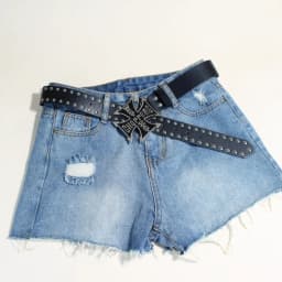 Unisex Luxury Desiner Brands Women Studded Belt Heart and Cross Metal Punk Rock Style Y2K Rivet wide Leather Belts for Jeans 