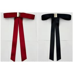 2pcs Bow Hair Clips Magnetic Women Mini Butterfly Hair Claw Style Strong Hold No-Slip Hair Ribbon Ponytail Holder Accessories