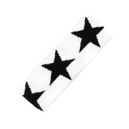 Five-Pointed Star Knitted Wide Headband: Trendy for Women, Kawaii Aesthetic Hairband Style, Daily Office Party Holiday Gift