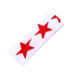 Five-Pointed Star Knitted Wide Headband: Trendy for Women, Kawaii Aesthetic Hairband Style, Daily Office Party Holiday Gift