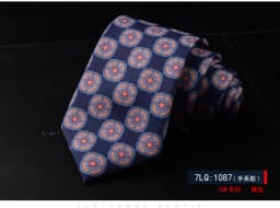 Fashion Luxury Navy Floral Printed Neck Ties For Men Women Gray Polka Dot Simulated Silk Neckties Casual Shirt Daily Wear Cravat