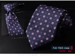 Fashion Luxury Navy Floral Printed Neck Ties For Men Women Gray Polka Dot Simulated Silk Neckties Casual Shirt Daily Wear Cravat