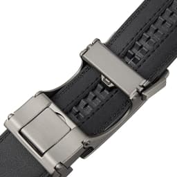 3.5cm Luxury Designer Men's Leather Belt with Automatic Ratchet Buckle Width Plus Size Male Blue Black Brown Formal Accessory