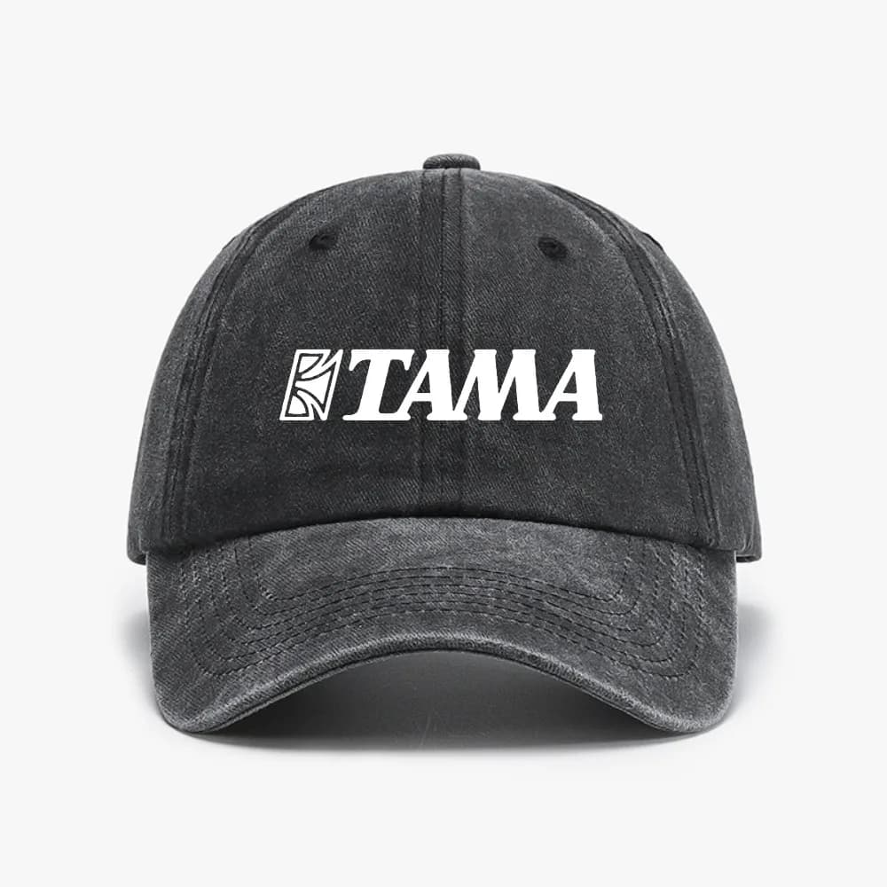 fashion TAMA print Drums Men Women cap heisenberg Casual Washed Distressed Denim Baseball caps Unisex adjustable snapback hats