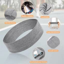 7PCS Elastic Sports Headbands For Women Stretchy Candy-Colored Hairbands Fashion Sweatbands Fitness Yoga Running Cycling 2025