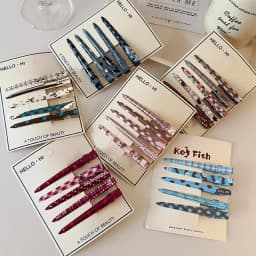 2026 Fashion Dot Hair Clip For Women Makeup barrette girls cute plaid hairpin bow hairclip Bangs clip Gyaru hair accessories