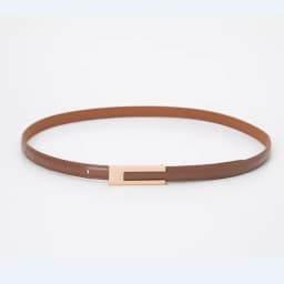 Women's Genuine Leather Belt Fashion Cowhide Waist Strap with Smooth Buckle Versatile Dress Decor Belt for Casual Formal Outfits