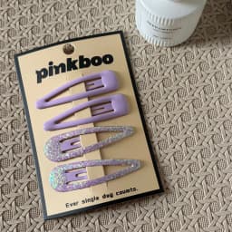 Korean style water drop barrettes bright pink hair clips for girls children bangs side hairpin