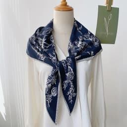 1PCS Fashion Simple Printed Women's Scarf Triangular Scarf Shawl Fart Curtain Accessories For Travel Decorate Diagonal Scarf