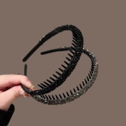 1Pc Elegant Bling Rhinestone Headband, Great Gift for Women & Girls for Daily & Special Occasions