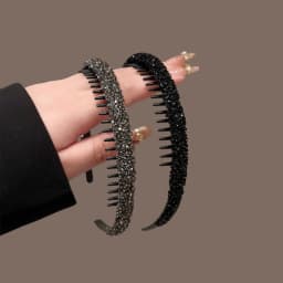 1Pc Elegant Bling Rhinestone Headband, Great Gift for Women & Girls for Daily & Special Occasions