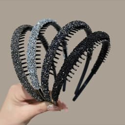 1Pc Elegant Bling Rhinestone Headband, Great Gift for Women & Girls for Daily & Special Occasions